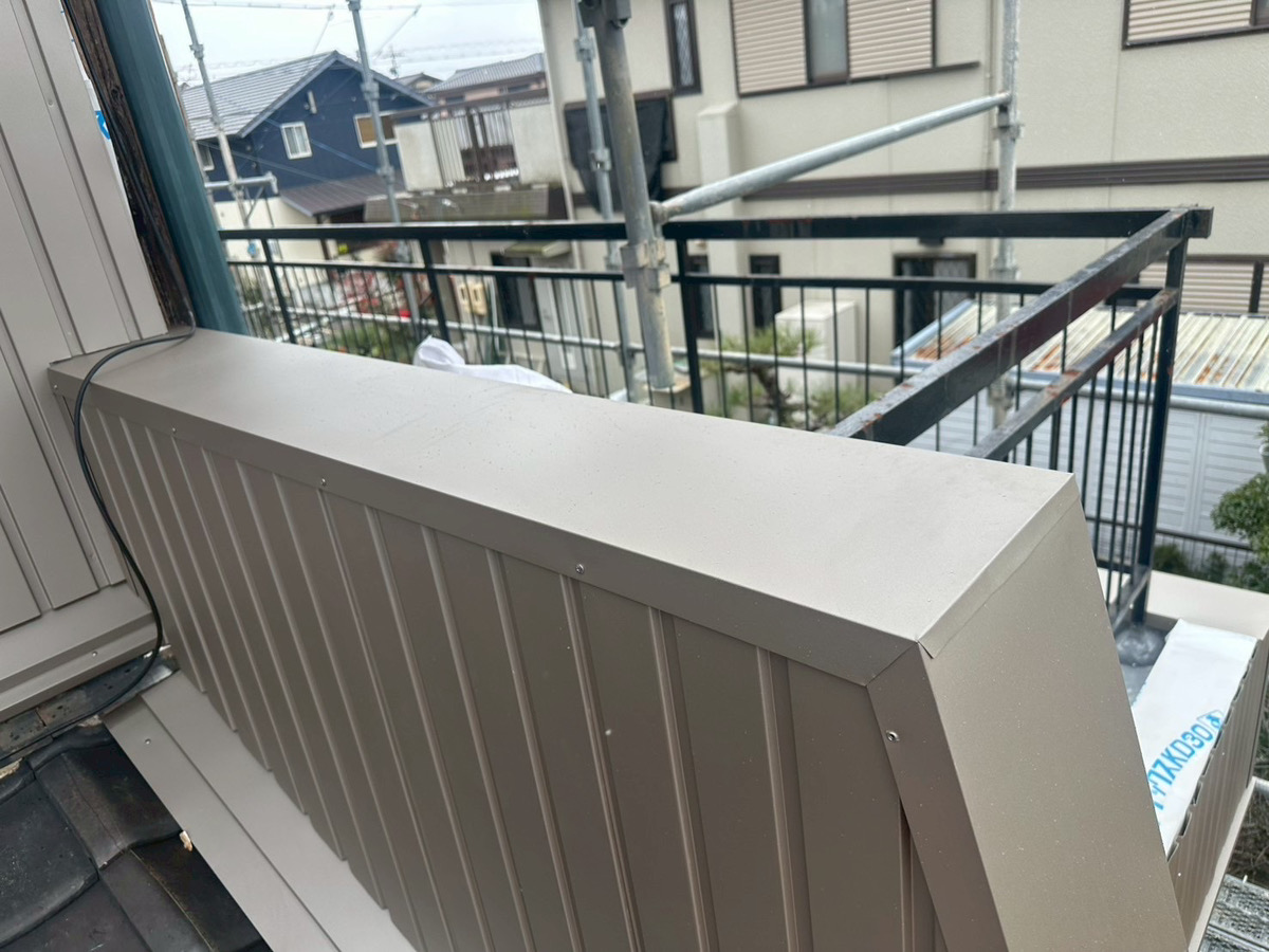 ベランダ　外壁工事